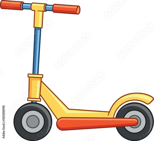 Scooter eco-friendly transport vector illustration