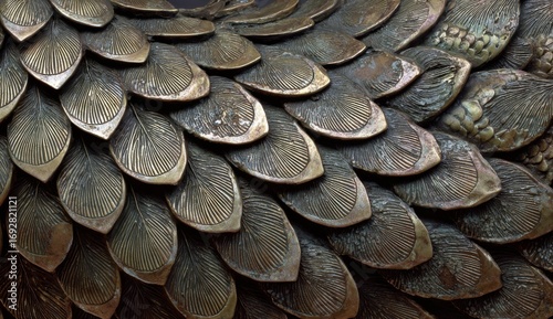 Bronze scale armor texture