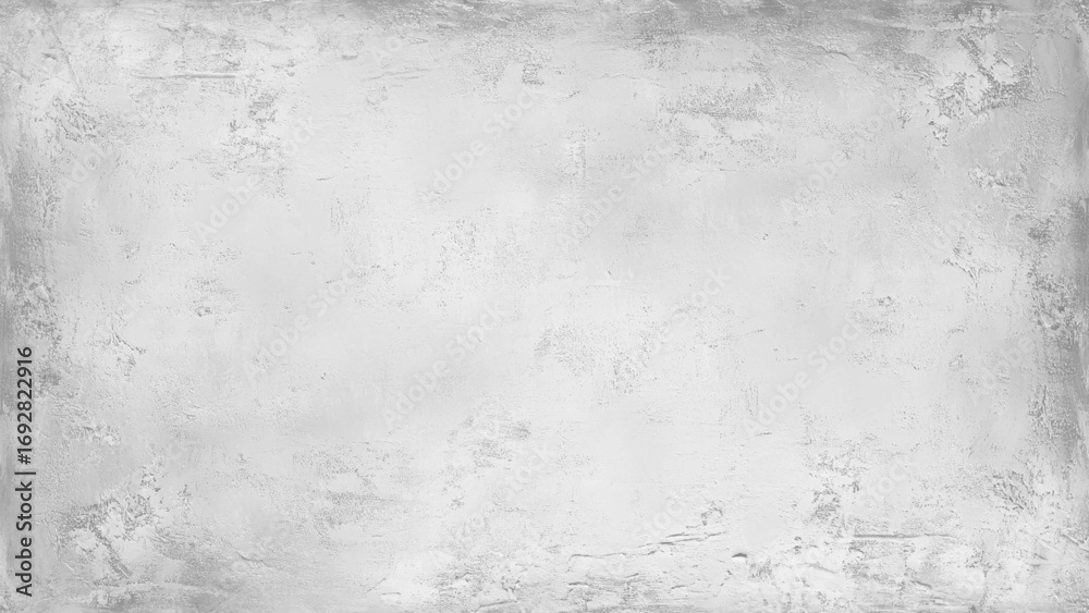 Fototapeta premium White old concrete wall grunge texture. Close-up of white textured background. 