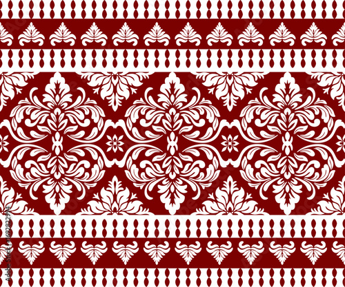 Ethnic Motifs Ikat floral paisley embroidery floral. ikat Saree Sarong oriental pattern traditional.Ikat embroidery style abstract embroidery design for texture,fabric,clothing,wrapping,decoration 