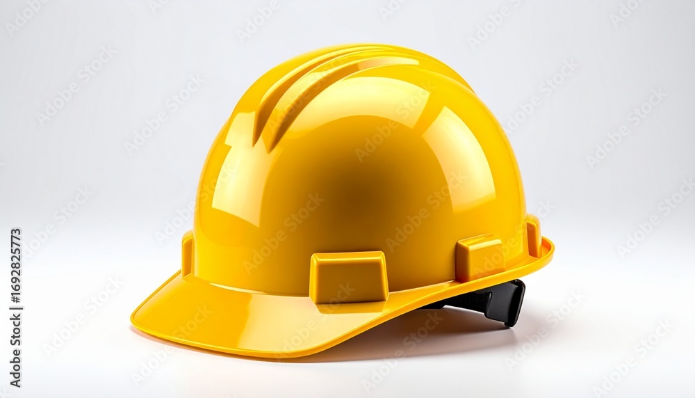 Fototapeta premium Yellow Industrial Safety Hard Hat