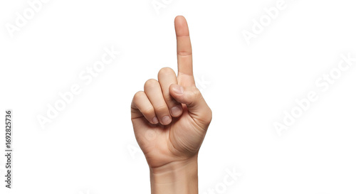 Hand Gestures Index Finger Pointing Up