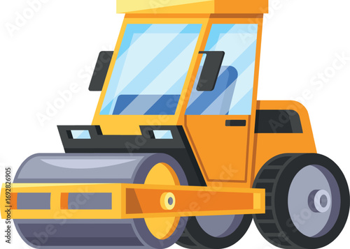 Asphalt paver heavy construction machinery