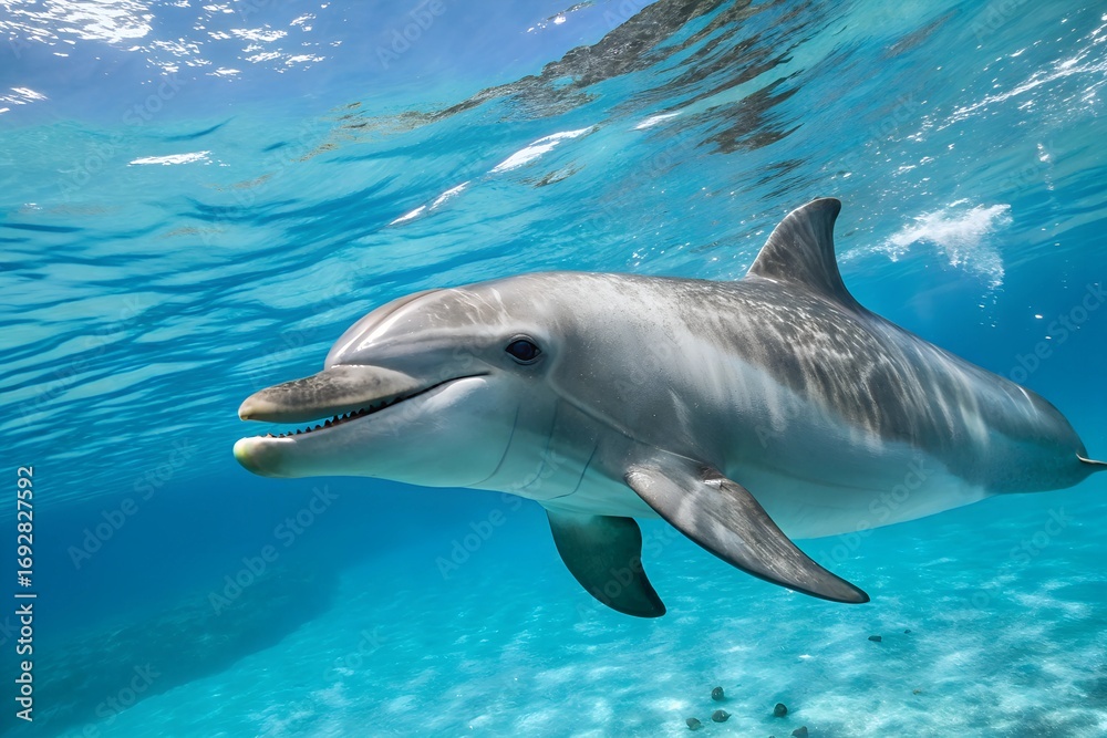Obraz premium Common bottlenose dolphin