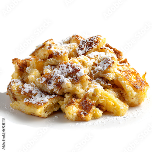 Golden Kaiserschmarrn shredded pancake pudding PNG