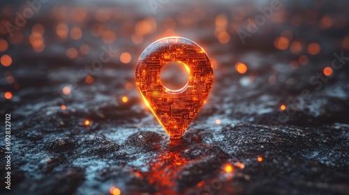 Burning Ground Location Marker