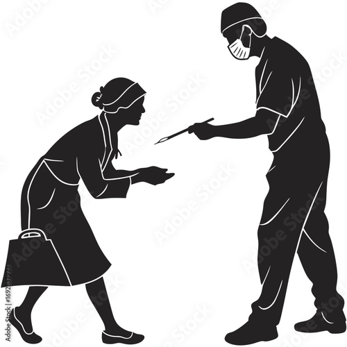 man and woman