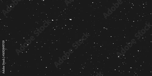 Starry night sky. Glowing stars in space. Galaxy background.