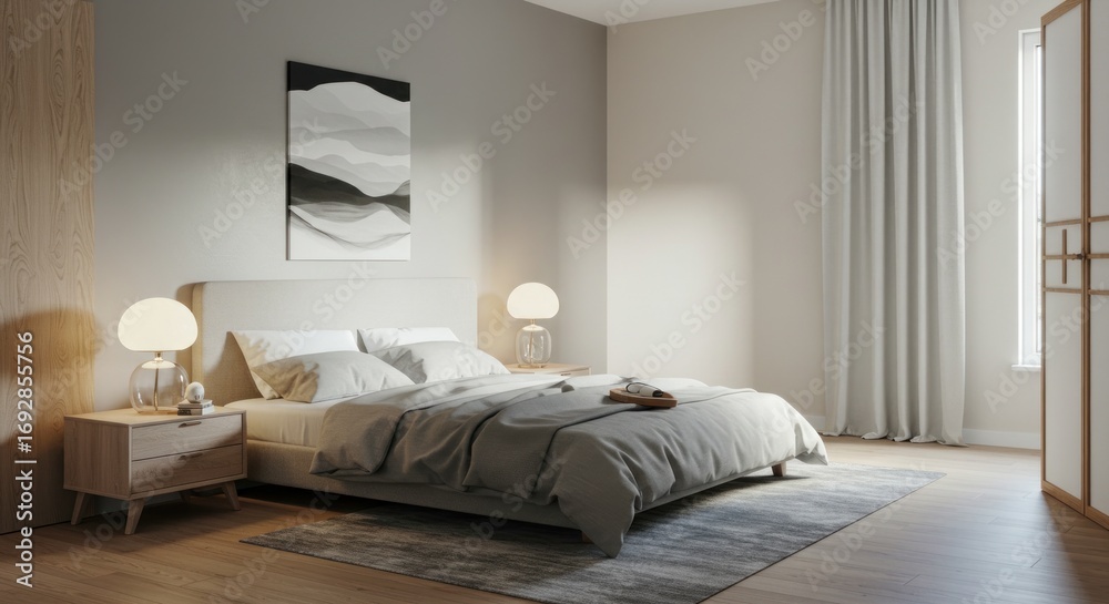 Fototapeta premium interior of bedroom