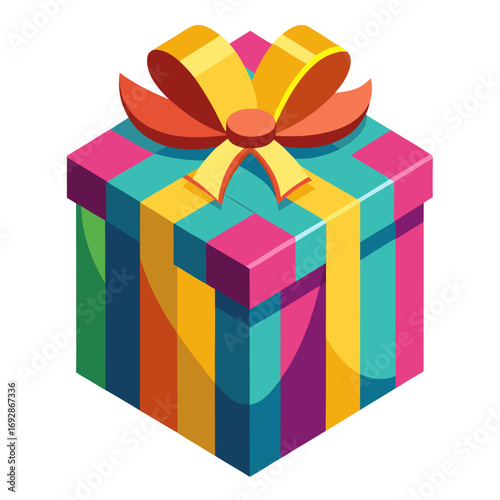 gift box with ribbon