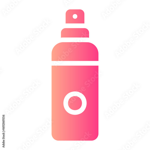 hair spray gradient icon