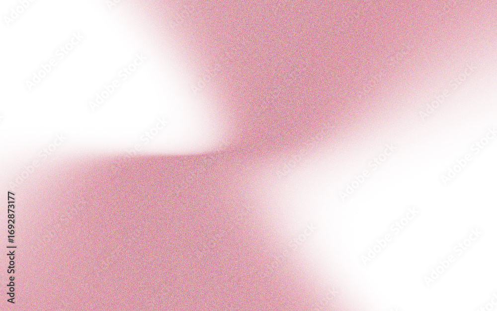 Obraz premium Abstract image of two overlapping, triangular shapes in black, outlined by a faint, pinkish-red border, set against a solid pinkish-red background