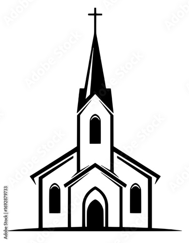 church steeple with cross