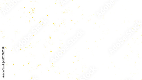 Shiny gold splatter border with sparkling confetti and glowing golden background