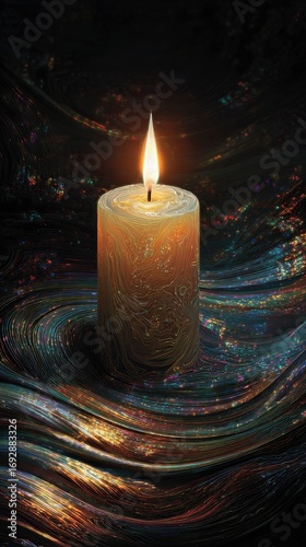 _Chromatic Requiem A Neo-Mystical Candle_
