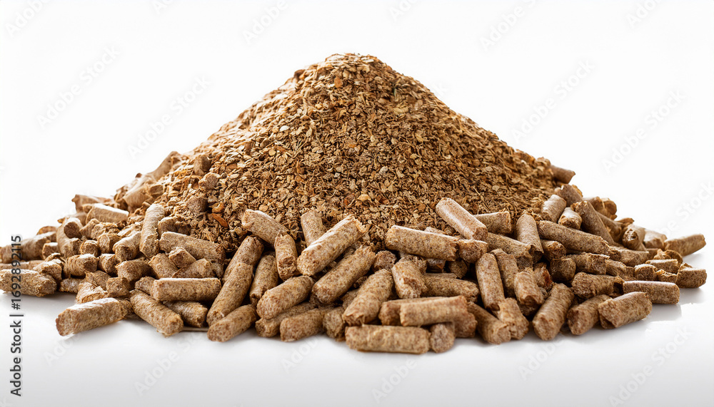 Obraz premium Pile Of Rabbit Pellets On Transparent Background