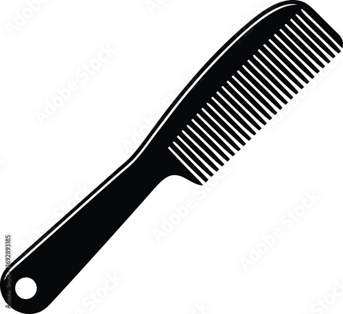hair grooming comb vector art
