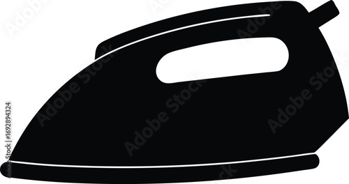 laundry pressing iron vector design
