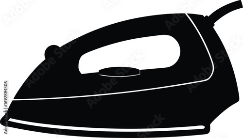 laundry pressing iron vector design
