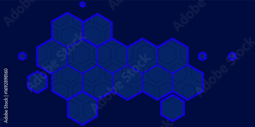 Abstract digital blockchain cube blocks concept. 3D big data cubes quantum computer technology idea. Artificial intelligence data core cubes design element. Eps10