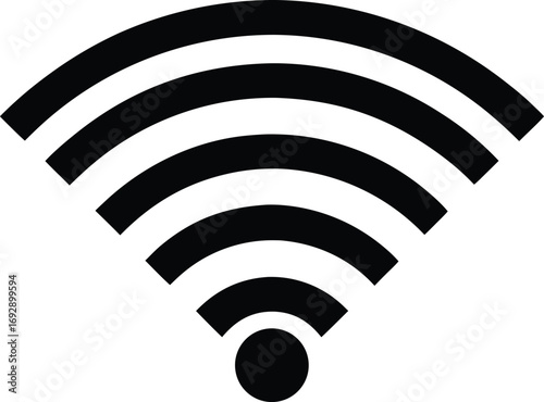 WiFi Signal Icon Vector Illustration