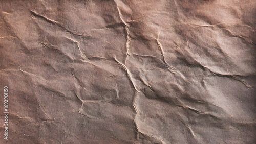 Wrinkled Vintage Paper Surface – High-Resolution Background for Design. Vector Art