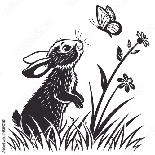 vector illustration of a bird