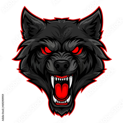 wolf head mascot
