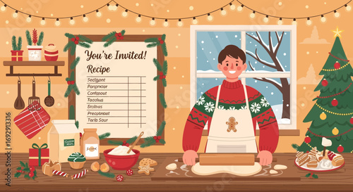 Festive Baking Session: A Yuletide Invitation to Create Delicious Holiday Treats Together