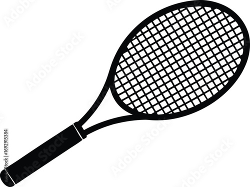 sport tennis racquet vector art
