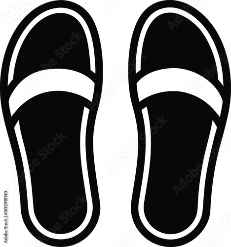 Flip-Flop Silhouette