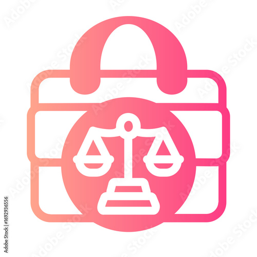lawyer gradient icon