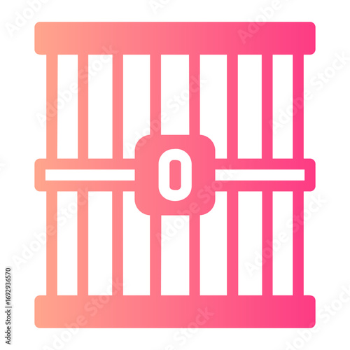 prison gradient icon