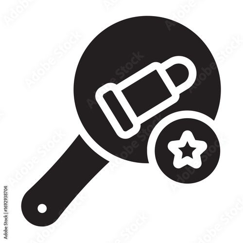 evidence glyph icon