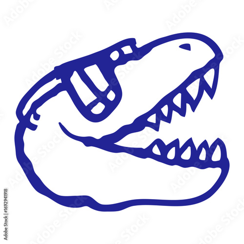 T-Rex Cool Sunglasses Dino Funny Tyrannosaurs Rex Head