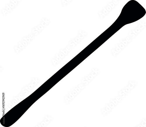 Black and White Stir Stick