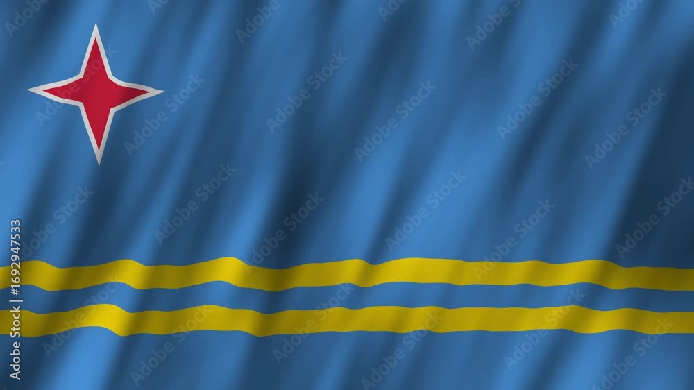 Embracing Aruba's vibrant culture through its flag and symbols