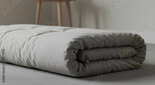 Folded futon mat interior