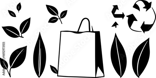 Geometric Shape Silhouettes Icon Collection"