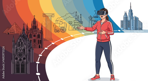 Virtual reality tour: exploring architecture and history through immersive experience