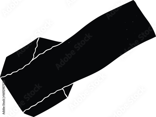 Mysterious black abstract texture evokes depth and sophistication for digital art and design projects