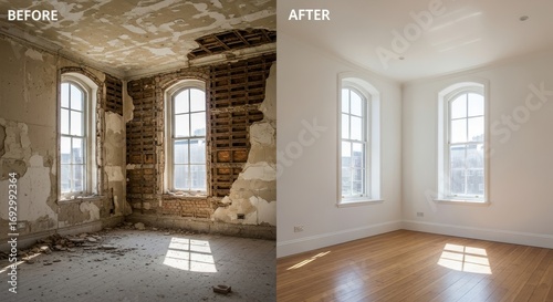 Room Renovation Before and After: Interior Demolition and Modern Finish
