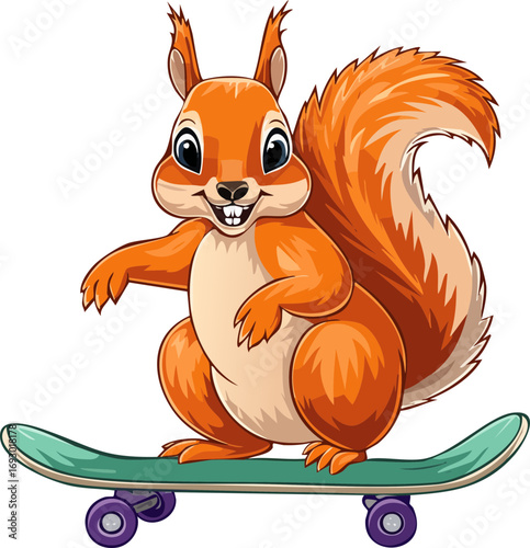 squirrel with acorn