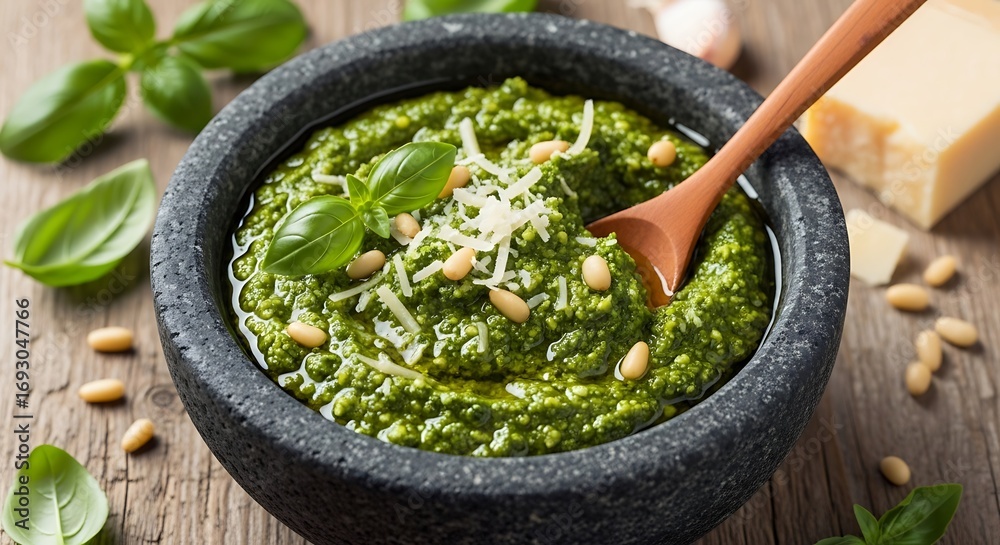 Fototapeta premium Delicious Pesto Recipe.