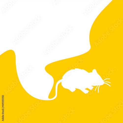 Versatile rodent vector image for t-shirt prints, sticker designs, DIY crafts, educational worksheets, and creative digital templates