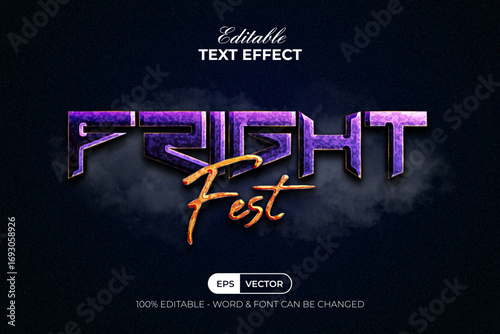 Fright Fest Editable Text Effect Halloween Cinematic Style/