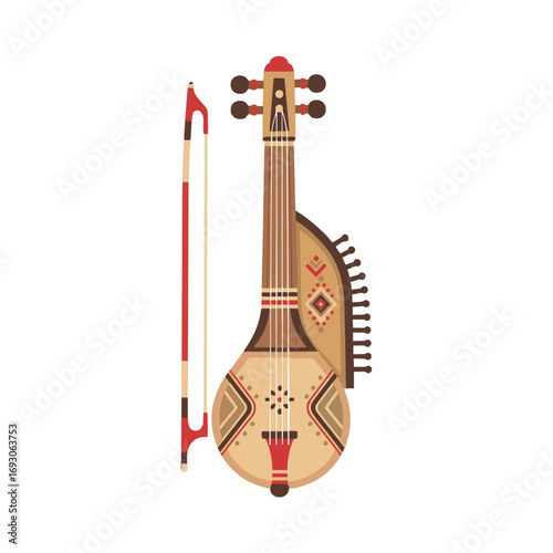 Tribal Sarangi with bow