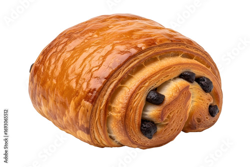 Pain au chocolat isolated on transparent background
