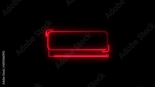 Wallpaper Mural Neon HUD Callout titles with copy space in 4K. Futuristic callout suitable for broadcast, and television news. HUD digital background for information call box bars Torontodigital.ca