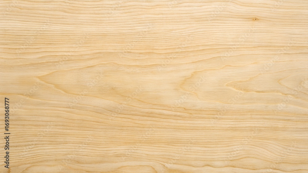 Naklejka premium Light brown wood texture with subtle grain and natural pattern